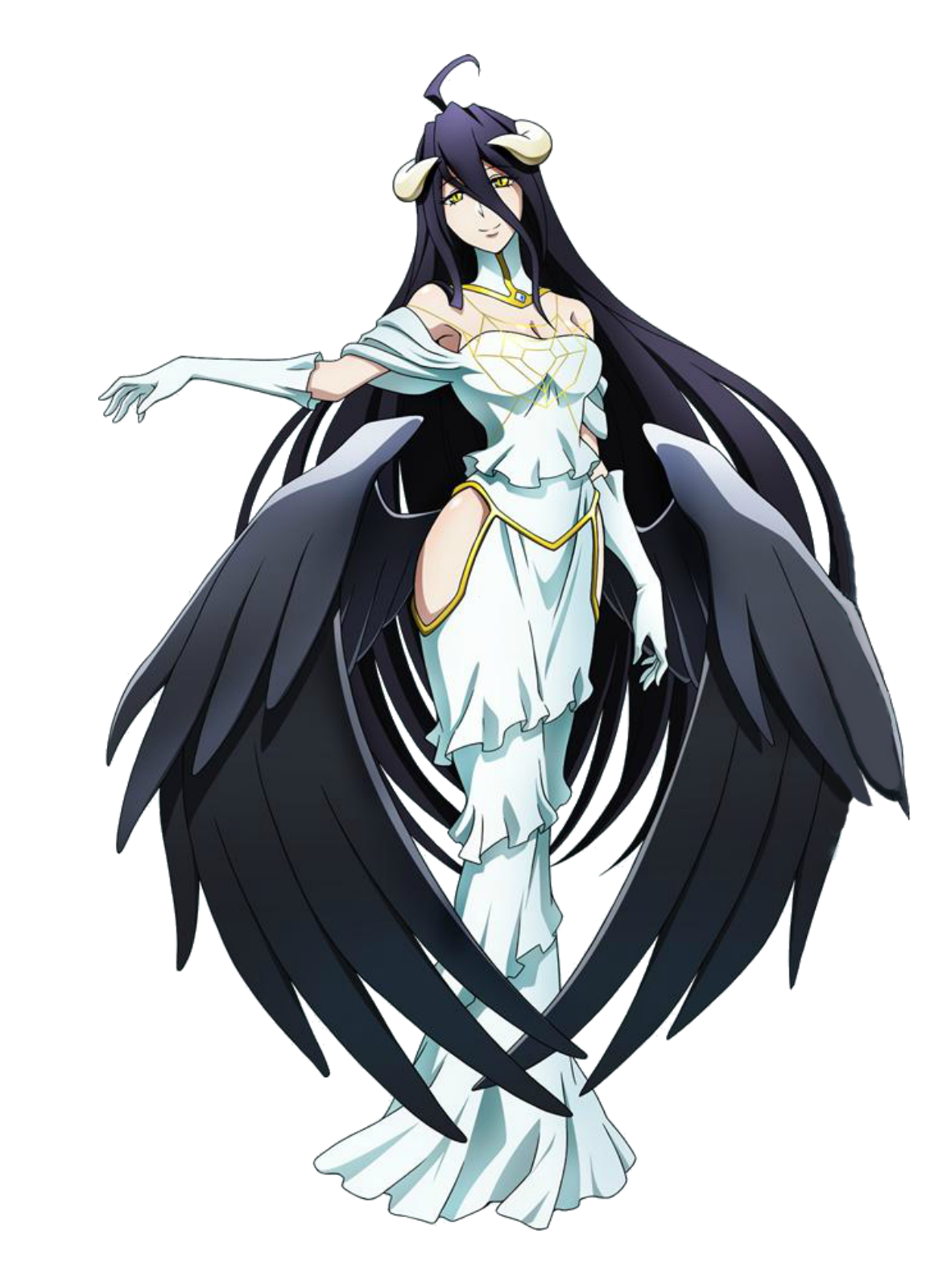 Overlord Albedo Action Figure 21.5 cm Japanese Anime Character Model PVC  Statue Ornaments for Desktop Decoration Collection Gift : Amazon.de: Toys