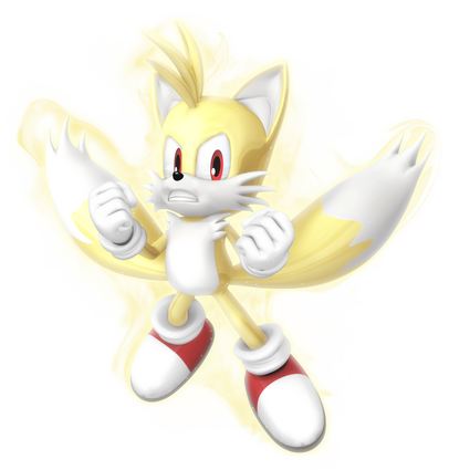 A custom made super tails animation based on the egg reverie