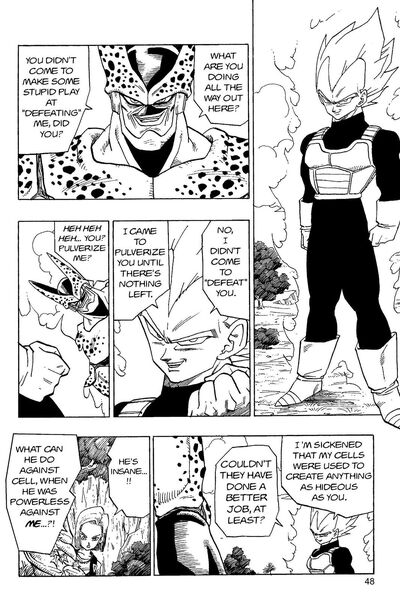 Chapter 376 Vegeta will obliterate Cell (VIZ)