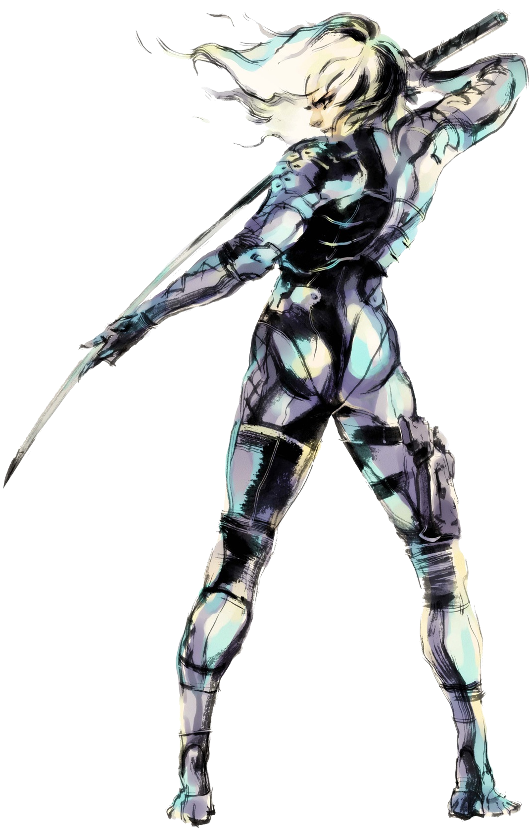 Metal Gear Rising Revengeance By Charliexe On  Raiden Metal Gear Cartoon   871x918 PNG Download  PNGkit