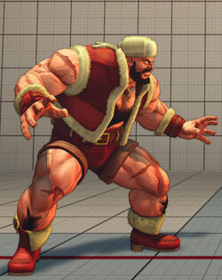 Street Fighter on X: Zangief flexes the beauty of his muscles in front of a raging crowd in the Barmaley Steelworks stage, a steel mill known for its blast furnace. Yes, he