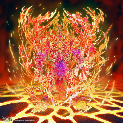 Anima Fire elemental Boss by Wen M