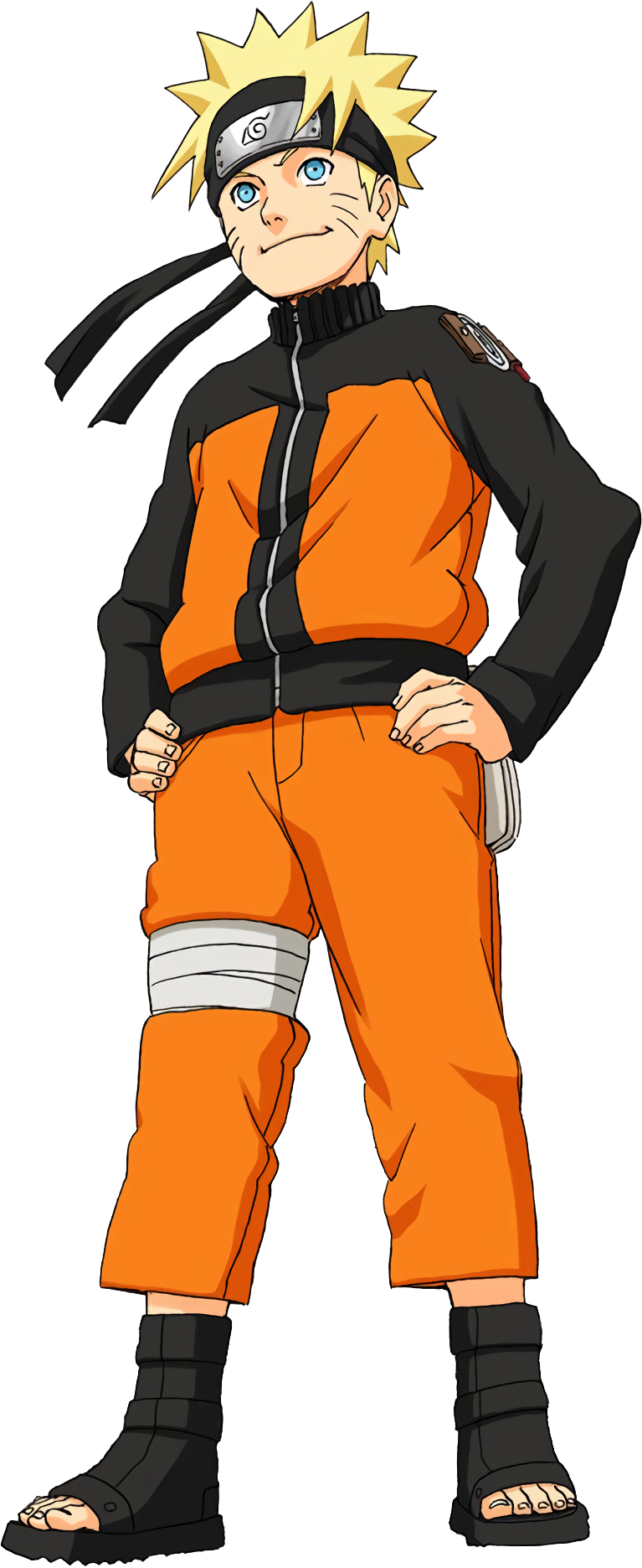 Naruto Uzumaki (Shippuden full body sketch) by pyrotech798 on