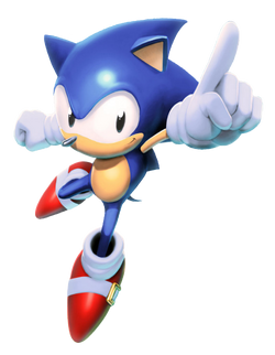 classic sonic 3d render : r/SonicTheHedgehog