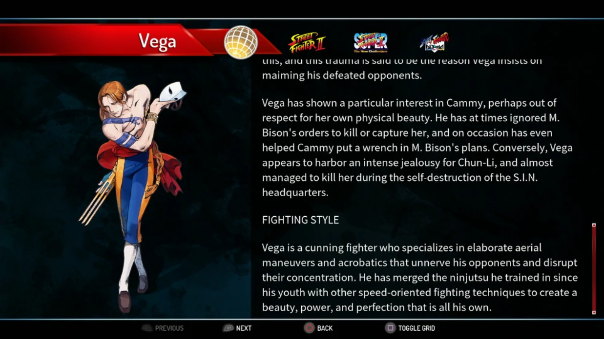 Vega from street fighter holding a rose, in the style