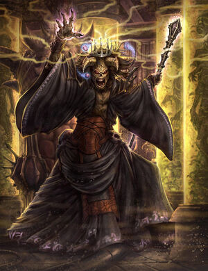 Official Artwork of Acererak from Dungeon Magazine #153