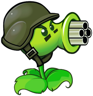 Plants vs. Zombies Peashooter illustration, Plants vs. Zombies 2