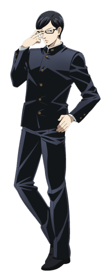 anime men, sakamoto desu ga？, Sakamoto, anime vectors, cyan