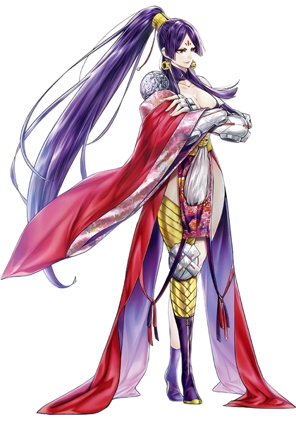 In the wiki there's no description of Wu Zetian's magical vestment. Could  someone help me? How would you describe it? : r/MajoTaisen