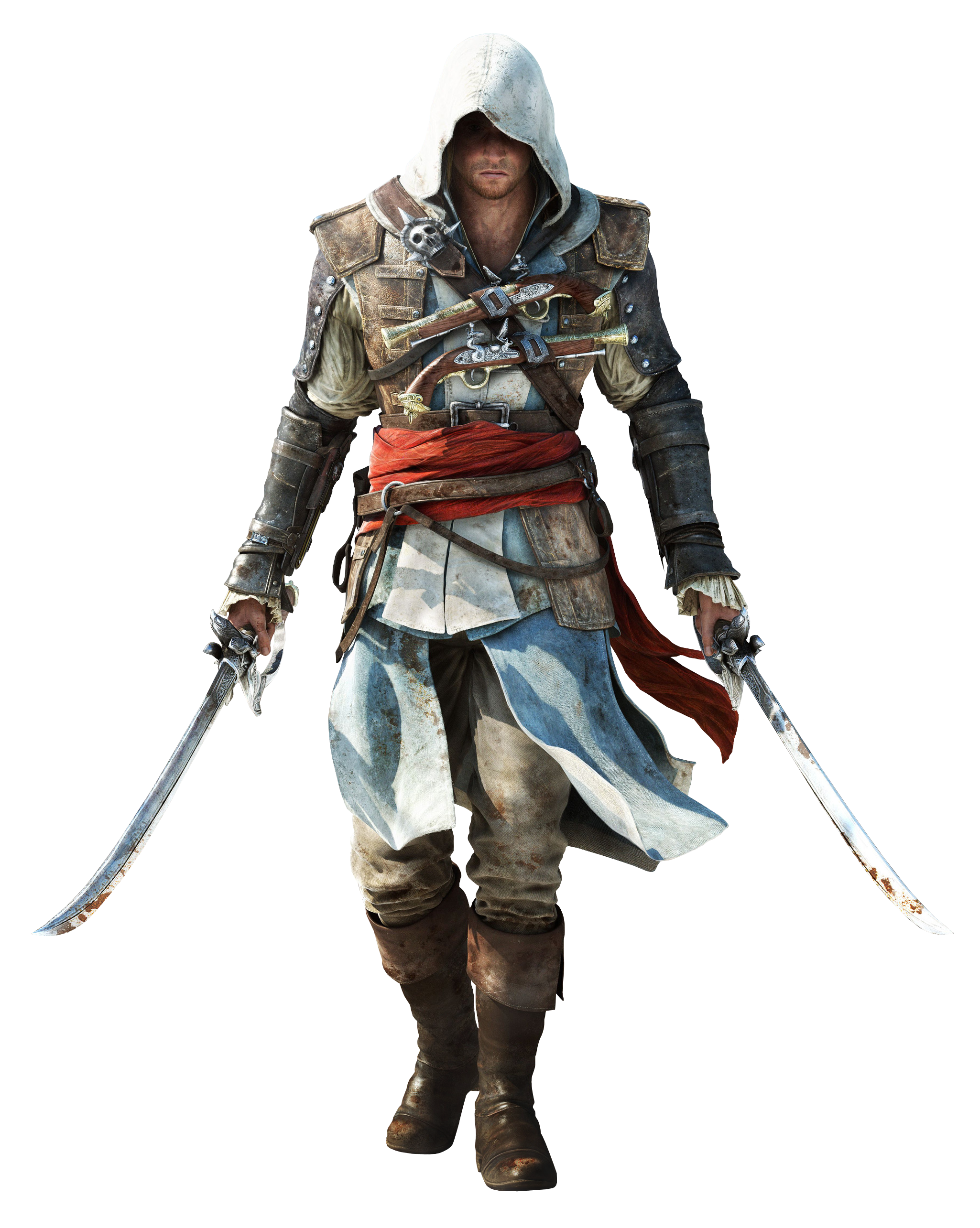 Assassin's Creed IV Black Flag Edward Kenway Cosplay Costume Standard  Version