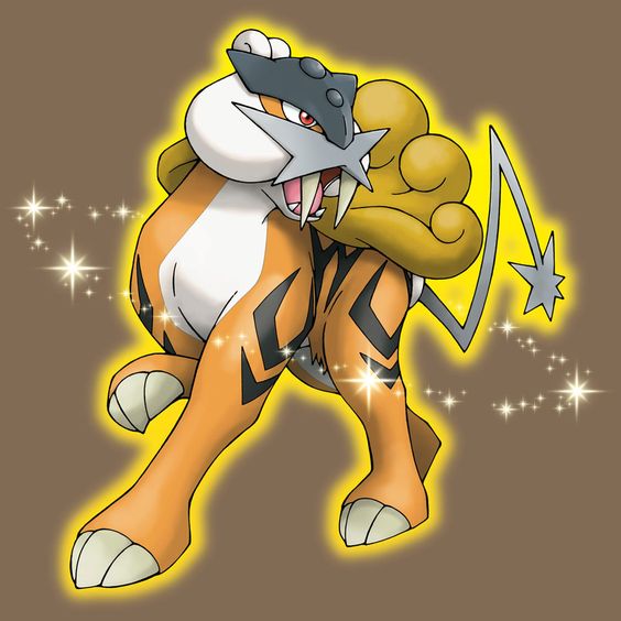 Raikou, Shiny pokemon Wiki