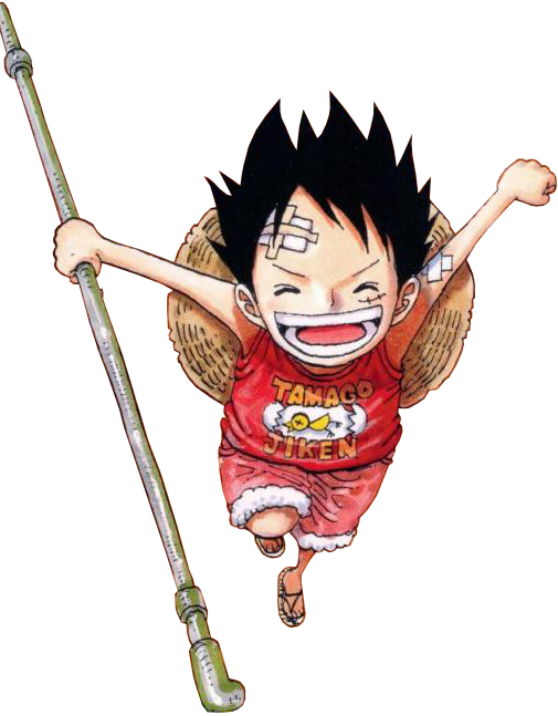 How to draw LOWERED LUFFY kkkkkkkk One Piece #1 