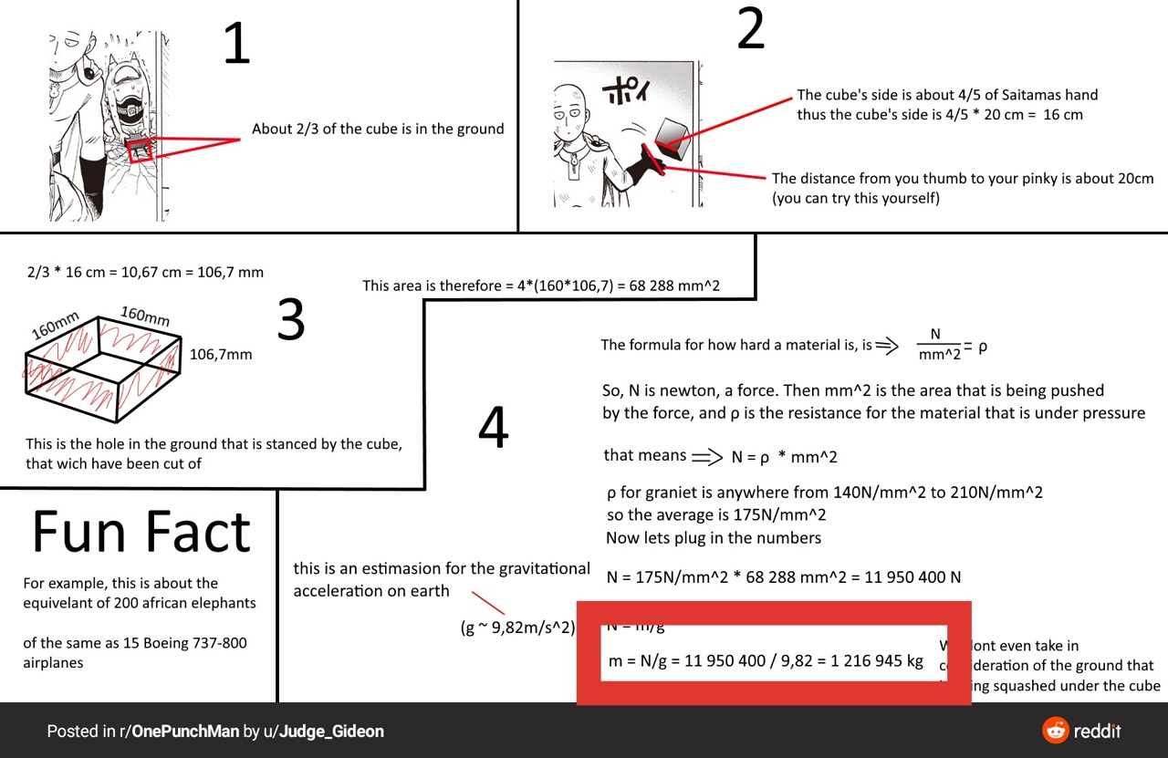 How big is Earth in One Punch Man ? (All calculations, explanations and  reasoning in the comments) : r/OnePunchMan