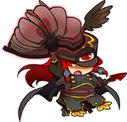 Tsubaki's chibi portrait under Mind Eater