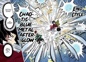 Blue Silver Chaotic Afterglow