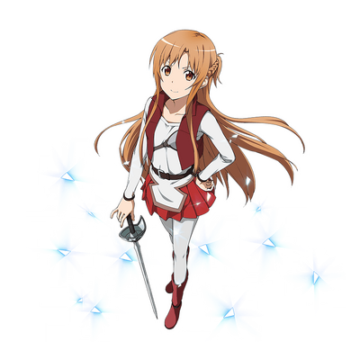 Download Yuuki Asuna, the skilled swordswoman in virtual reality Wallpaper