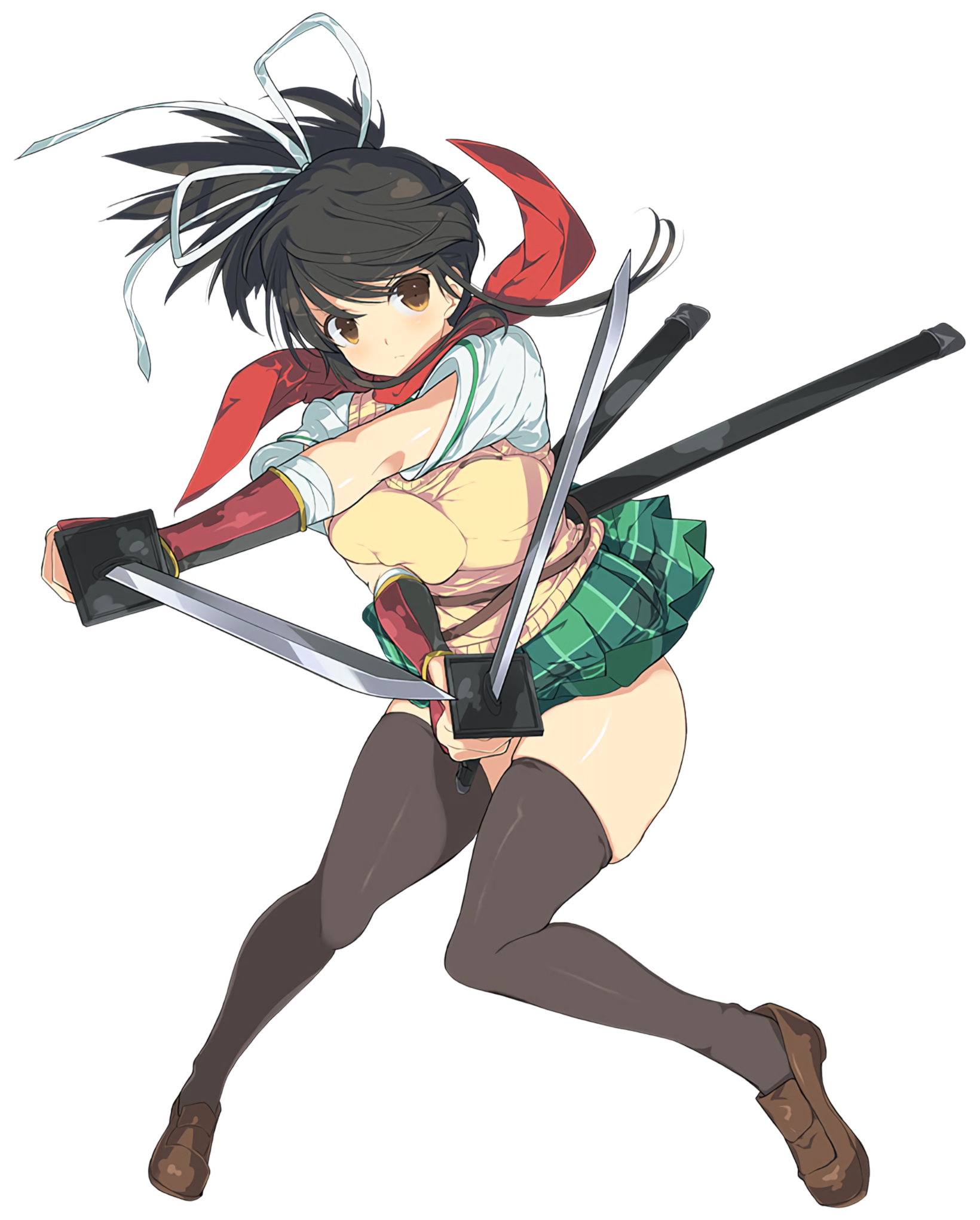 Asuka from The TV animation Senran Kagura: Ninja Flash!