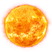 Render sun