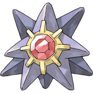 Starmie, The Mysterious Pokémon.