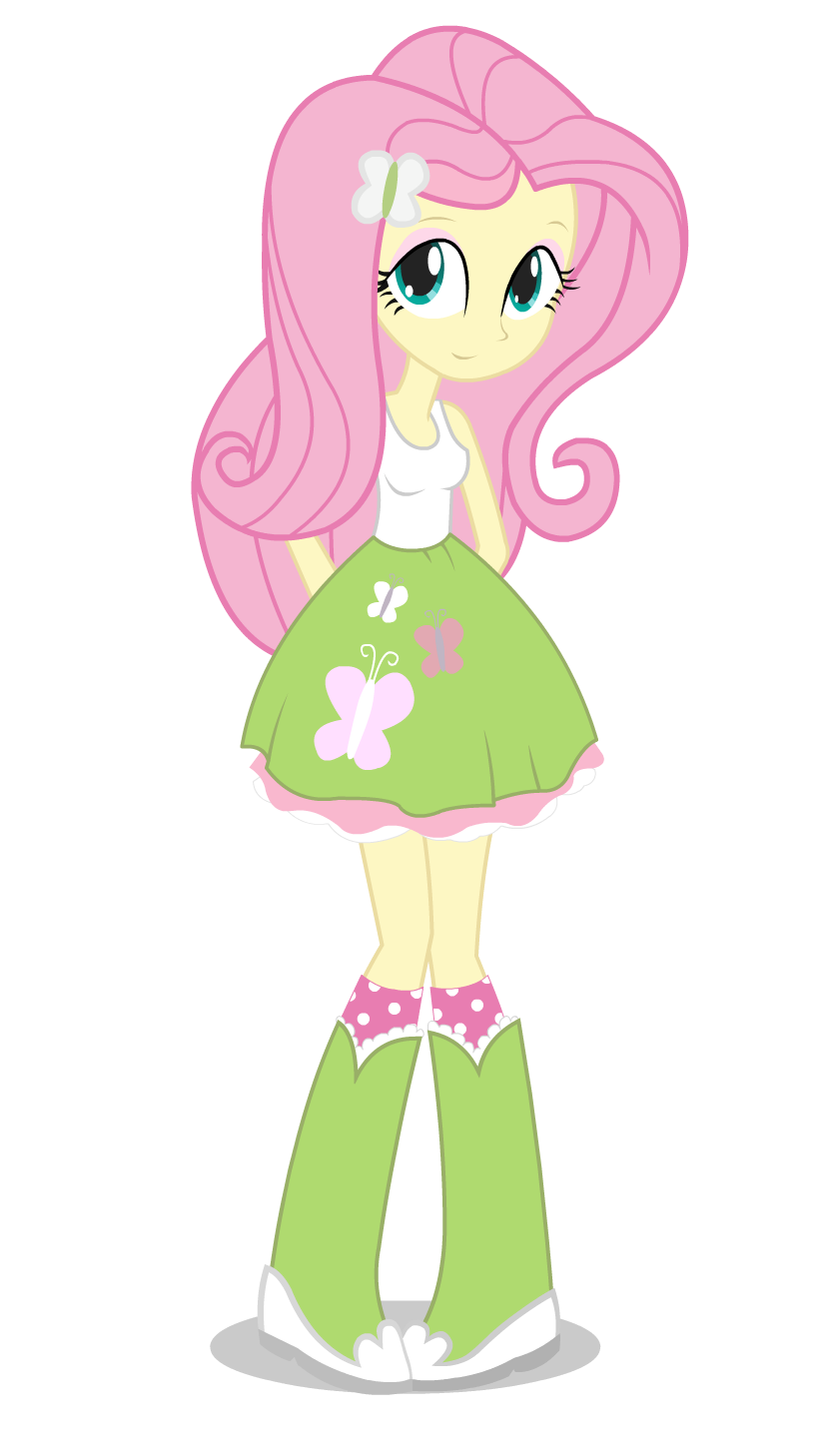 human fluttershy anime