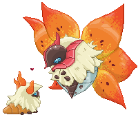 Volcarona_and_larvesta_by_douxette-d92092k.gif