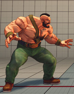 Street Fighter on X: Zangief flexes the beauty of his muscles in front of  a raging crowd in the Barmaley Steelworks stage, a steel mill known for its  blast furnace. Yes, he