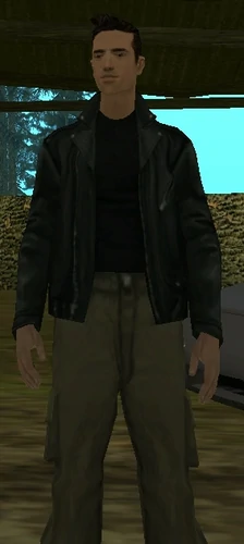 Bomber Grand Theft Auto Claude Leather Jacket - Jackets Masters