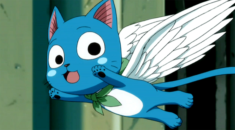 Happy Erza Scarlet Fairy Tail Natsu Dragneel, anime Fairy Tail, blue,  mammal, cat Like Mammal png | PNGWing