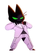 Mao Mao in a suit