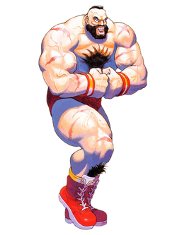 zangief (street fighter and 1 more) drawn by nesskain