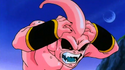 Kid Buu wars against Good Buu's control
