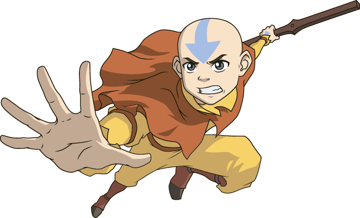 Aang fighting deals stance