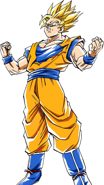 Son Goku SSJ2 by MrGekon  Goku, Goku super, Anime dragon ball super