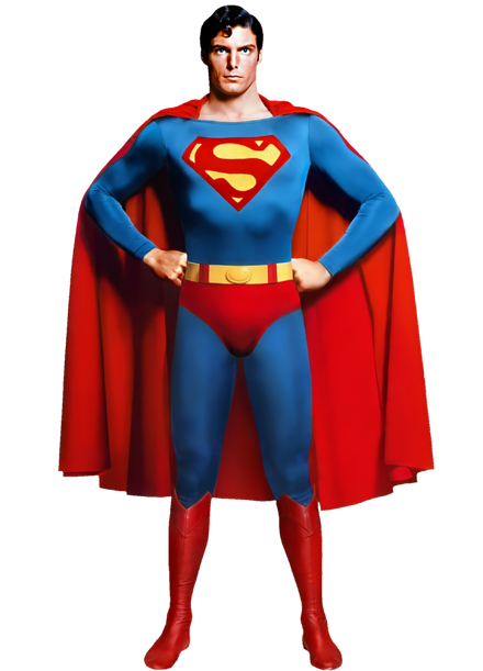 Superman Superhero Power Pose Men's White Graphic Tee : Target