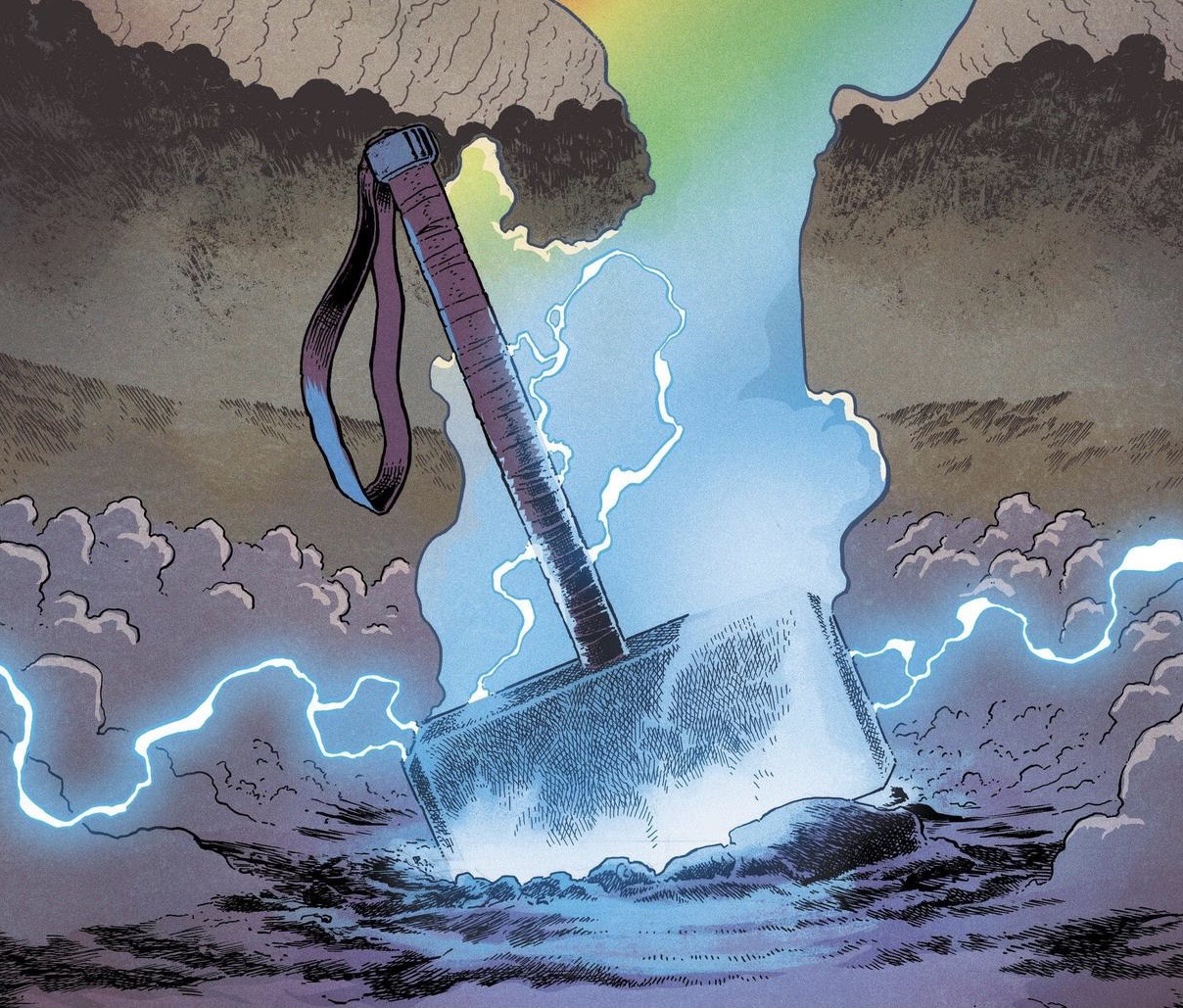 Mjolnir vs. Excalibur by Crossovercomic on DeviantArt