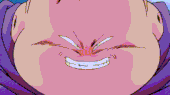Gohan is sent flying by the attack