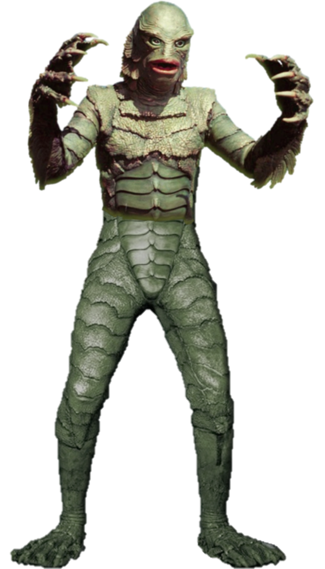 Gill man light Creature from the Black Lagoon 