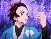 Tanjiro's appearance during Final Selection