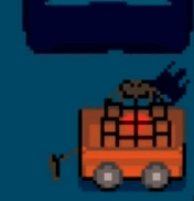 The Player Entity trapped in a cage.