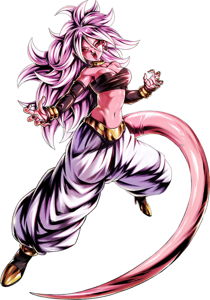 Android 21 Evil Observes Events of DBS Super Hero by