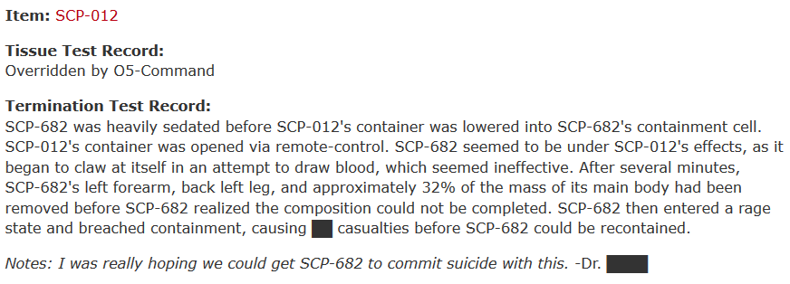 Yhwach vs SCP-682  VS Battles Wiki Forum