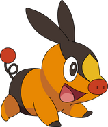 Tepig, The Fire Pig Pokémon.