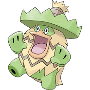 Ludicolo, The Carefree Pokémon. Hold Item: Muscle Band