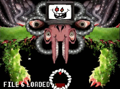 Just noticed that Omega Flowey drops Nuclear Bombs at the player, so my  mind immediately started working on this. It's a bit bad, and rushed. : r/ Undertale