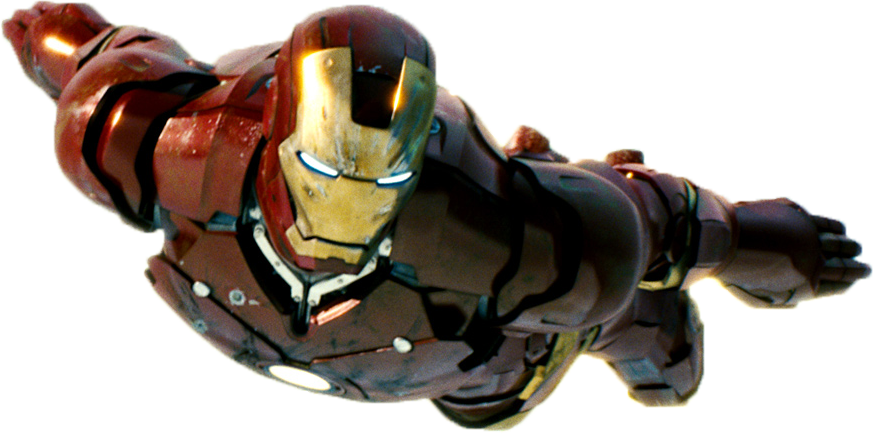 iron man flying png