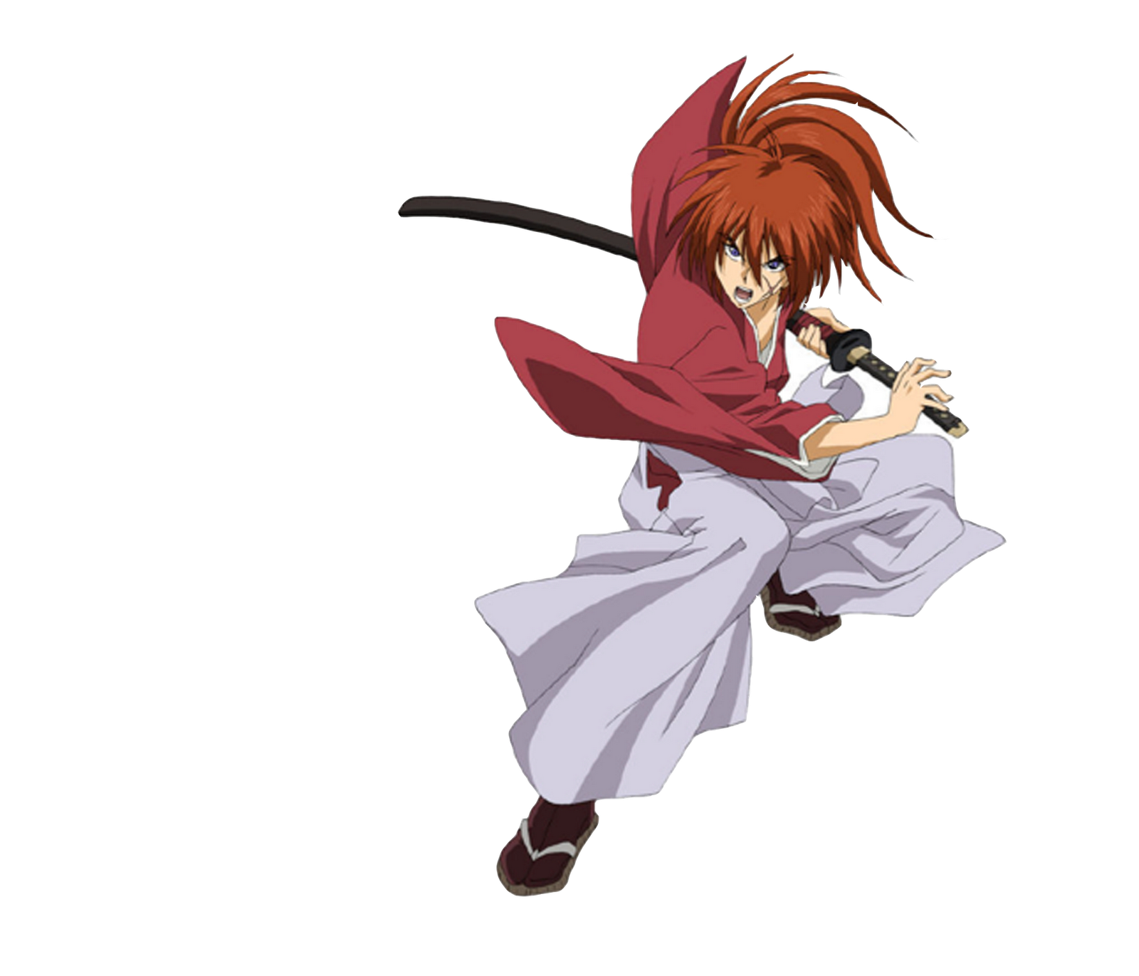 Rurouni Kenshin Himura Kenshin Cosplay Costume Outfits Halloween