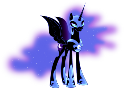 Nightmare moon vector by qcryzzy-d6vhism