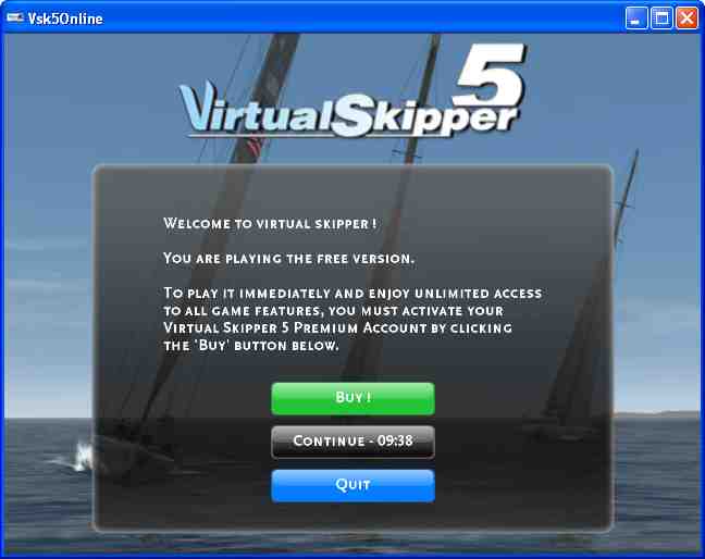 Virtual skipper 5 keyboard