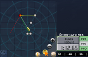 Radar toggle laylines