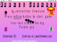 Barney Carnage Mac screenshot